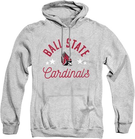 LOGOVISION Ball State University Official Cardinals Unisex Adult Pull-Over Hoodie in Saudi Arabia