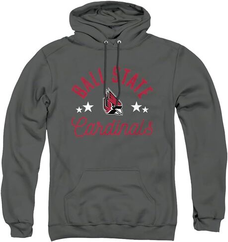 LOGOVISION Ball State University Official Cardinals Unisex Adult Pull-Over Hoodie in Saudi Arabia