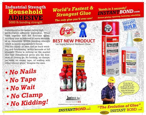 Instant Bond Super Fast Strongest Glue & Accelerator Small Kit 50ml/170g(1) in Saudi Arabia