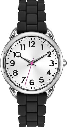 35MM Women's Watch Big Face Easy Reader Water Proof in Kuwait