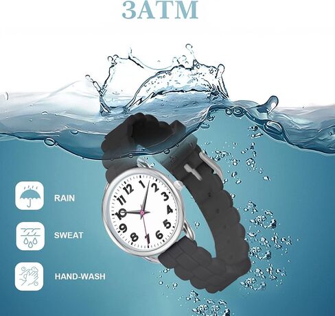 35MM Women's Watch Big Face Easy Reader Water Proof in Kuwait