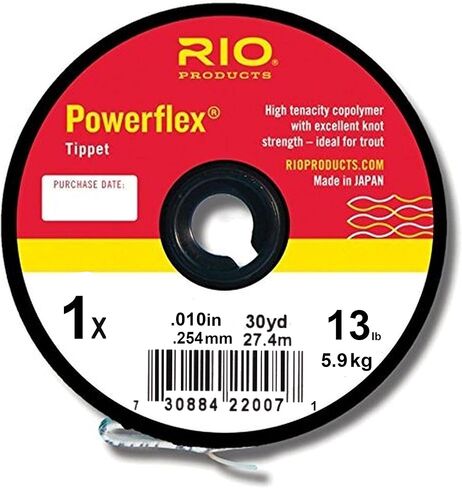 Rio Fly Fishing Tippet Power Flex-Plus 2X-Tippet 50yd Fishing Tackle, Clear in Saudi Arabia