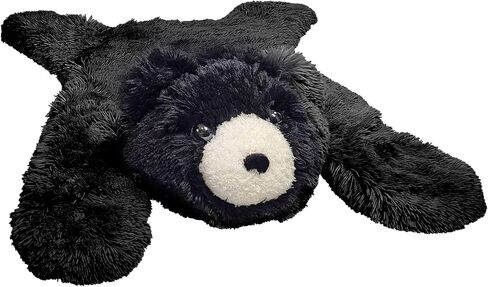 Handmade Bear Rug - Cozy Woodland Nursery Decor for Newborns - Adorable Kids Rug - Soft & Cuddly Brown Bear Floor Throw - Big Lovey - Perfect New Born Baby Essential (Shadow Black) in Saudi Arabia