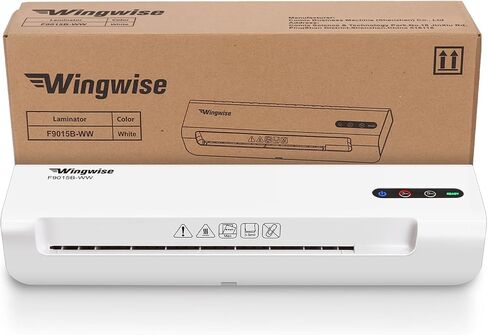 Thermal Laminator Machine 13" Wide, Rapid 1 Min Preheat, Home, Office, School Supplies; for Tabloid (11"x17") & Smaller Pouches, Ivory White in Saudi Arabia