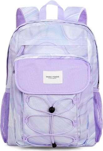 Choco Mocha Teal School Backpack for Teen Girls Travel Backpack for Girls Middle School lightweight Large Bookbag 17 Inches in Saudi Arabia