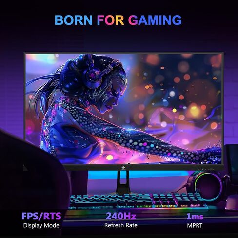 شاشة ألعاب Z-Edge منحنية مقاس 27 بوصة 16:9 2560x1440 165/144 هرتز 1 مللي ثانية شاشة ألعاب LED بدون إطار، UG27Q AMD Freesync Premium Display Port HDMI مكبرات صوت مدمجة in Kuwait