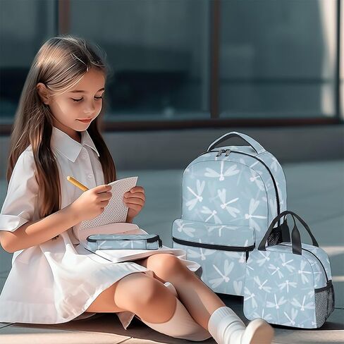 Dragonfly School Backpack for Girls, 16 Inch Backpacks for Women, Cute, Durable, Lightweight, Large Capacity Bookbag for Travel in Saudi Arabia