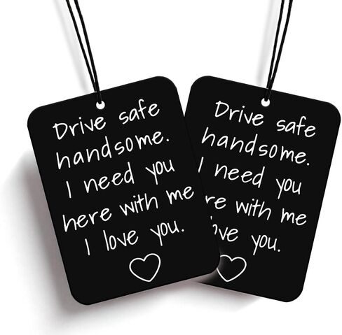 Positive Affirmation Car Freshener 2Pcs,Pink Hanging Interior Accessories Air Freshener,You are Strong Brave,Trendy Pink Air Fresheners Gift for Girls Women Colleagues Lady Boss（Coffee） in Saudi Arabia