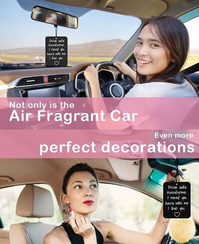 Positive Affirmation Car Freshener 2Pcs,Pink Hanging Interior Accessories Air Freshener,You are Strong Brave,Trendy Pink Air Fresheners Gift for Girls Women Colleagues Lady Boss（Coffee） in Saudi Arabia
