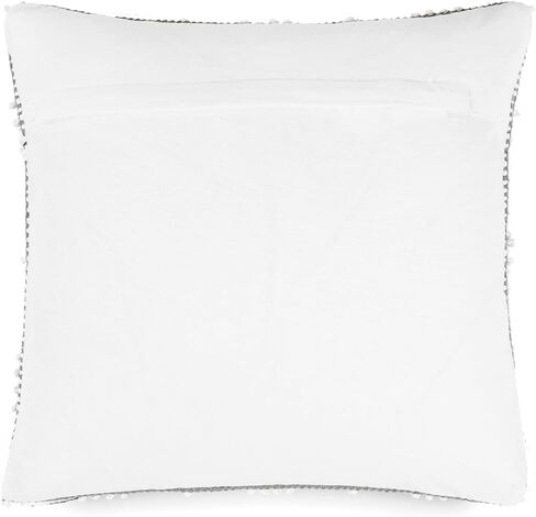 Lush Decor Adelyn Decorative Throw Pillow Cover, 20" W x 20" L, Gray - Square Pillow - Gray Diamond Pillow - Textured Pillows - Hygge Decor - Farmhouse Throw Pillows For Bed, Couch, Or Chair in Kuwait