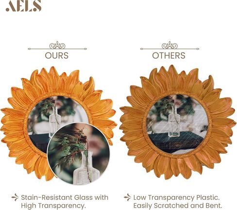AELS 4x4 Inch Vintage Picture Frame, Elegant Antique Photo Frames with Glass Front, Photo Display, Tabletop Wall Hanging, Gift Ideas, Sunflower in Saudi Arabia