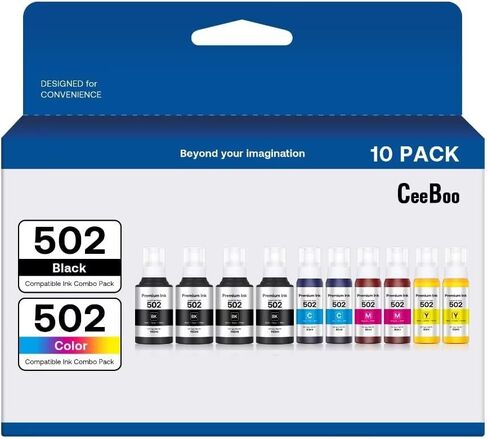522 Refill Ink Bottle Replacement for Epson 522 Ink Refill Bottles (Not Sublimation Ink) , 1 Black 140 mL, 1 Cyan 80 mL, 1 Magenta 80 mL,1 Yellow 80 mL, 4 Bottles in Saudi Arabia