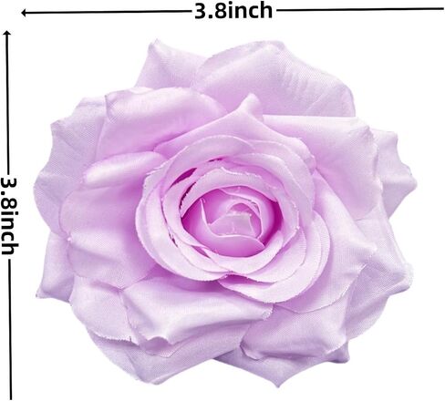 Fake Flower Heads for Craft,3.8" Wine Red Rose Heads Artificial Flowers,36 Pcs Silk Rose Heads Bulk, Satin Rose Heads for DIY Flower Wall, Wedding Decoration (Burgundy, 3.8) in Saudi Arabia