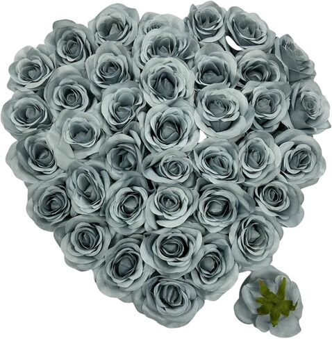 Fake Flower Heads for Craft,3.8" Wine Red Rose Heads Artificial Flowers,36 Pcs Silk Rose Heads Bulk, Satin Rose Heads for DIY Flower Wall, Wedding Decoration (Burgundy, 3.8) in Saudi Arabia