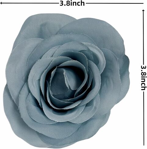 Fake Flower Heads for Craft,3.8" Wine Red Rose Heads Artificial Flowers,36 Pcs Silk Rose Heads Bulk, Satin Rose Heads for DIY Flower Wall, Wedding Decoration (Burgundy, 3.8) in Saudi Arabia