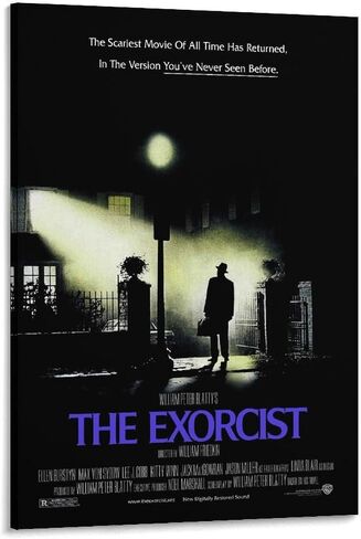 The Exorcist Movie Poster Wall Art Paintings Canvas Wall Decor Home Decor Living Room Decor Aesthetic Prints 16x24inch(40x60cm) Unframe-style in Saudi Arabia