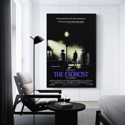The Exorcist Movie Poster Wall Art Paintings Canvas Wall Decor Home Decor Living Room Decor Aesthetic Prints 16x24inch(40x60cm) Unframe-style in Saudi Arabia