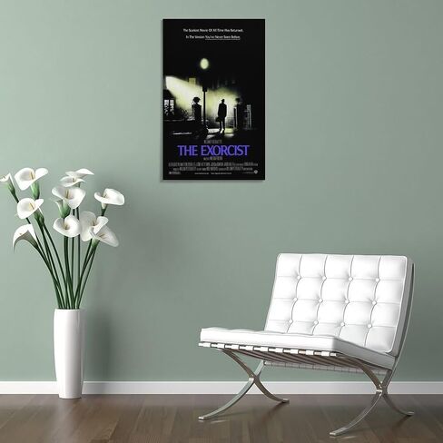 The Exorcist Movie Poster Wall Art Paintings Canvas Wall Decor Home Decor Living Room Decor Aesthetic Prints 16x24inch(40x60cm) Unframe-style in Saudi Arabia