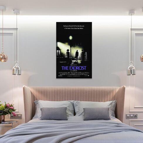 The Exorcist Movie Poster Wall Art Paintings Canvas Wall Decor Home Decor Living Room Decor Aesthetic Prints 16x24inch(40x60cm) Unframe-style in Saudi Arabia