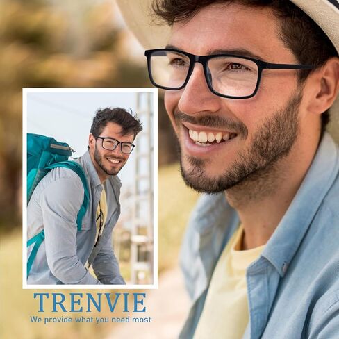 6 Pack Reading Glasses for Men Women, Blue Light Blocking Spring Hinge Computer Readers Anti Glare UV Eyeglasses in Kuwait