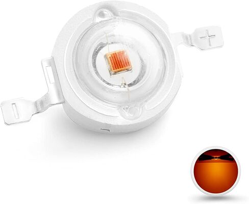CHANZON 10 قطع عالية الطاقة LED رقاقة 1W أبيض 6000K - 6500K (300mA - 350mA / DC 3V - 3.4V / 1 Watt) كثافة فائقة السطوع SMD COB مكونات باعث الضوء ديود 1 وات لمبة مصباح إضاءة ذاتية الصنع in Saudi Arabia