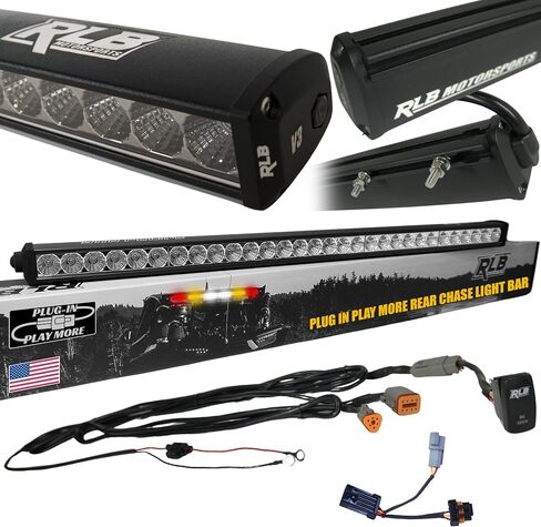 متوافق مع ملحقات Talon UTV مقاس 36 بوصة Chase Light 100% التوصيل والتشغيل Talon UTV Pigtail متضمن! أحمر/كهرمان/أخضر/أبيض in Saudi Arabia