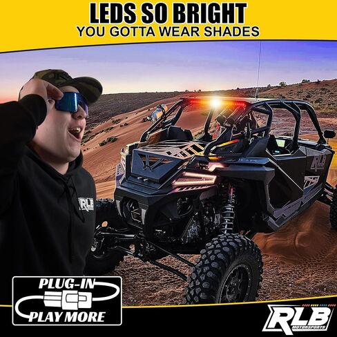 متوافق مع ملحقات Talon UTV مقاس 36 بوصة Chase Light 100% التوصيل والتشغيل Talon UTV Pigtail متضمن! أحمر/كهرمان/أخضر/أبيض in Saudi Arabia