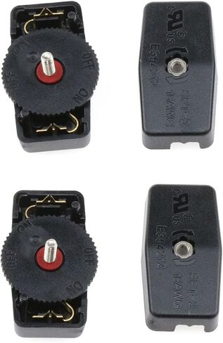 The Replacement of Orthostitial Rotary Switches Gear Rotary Switches 18/2 SPT-2 Light Cables Direct Plug Light Line Switches-2PCS in Saudi Arabia