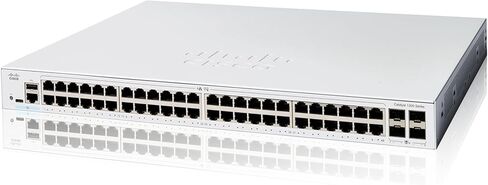 Cisco Catalyst 1200-48T-4X Smart Switch, 48 Port GE, 4x10GE SFP+, Limited Lifetime Protection (C1200-48T-4X) in Saudi Arabia