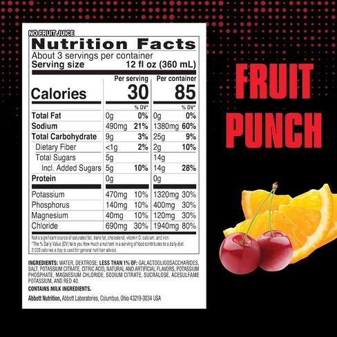 Pedialyte Sport Electrolyte Drink, Fast Hydration with 5 Key Electrolytes for Muscle Support Before, During, & After Exercise, Berry Freeze, 1 Liter in Saudi Arabia