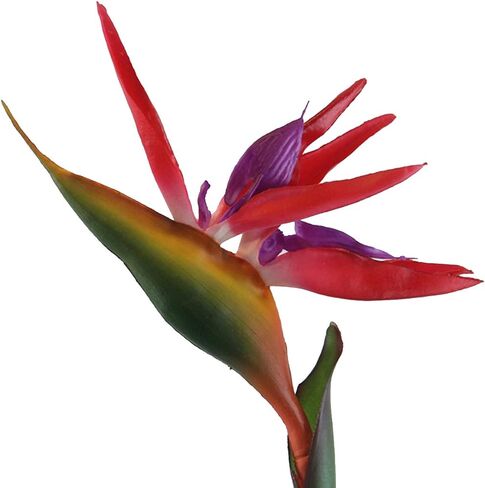 6 Pcs 32'' Artificial Bird of Paradise Flowers Plants for Home Garden Wedding Party Decor (Yellow) in Saudi Arabia