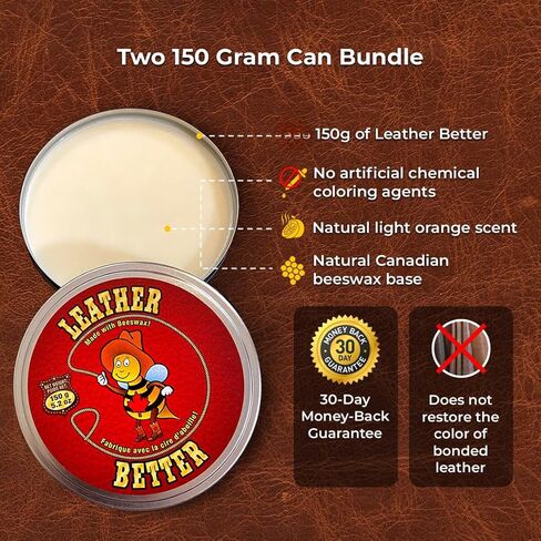 Conditioner for furniture - Leather Cleaner and Conditioner for Leather Couches, Boots and Shoes, Purses, Saddles and Tack, Jackets, and Car Seats/Leather Softener (5.2 oz) in Saudi Arabia