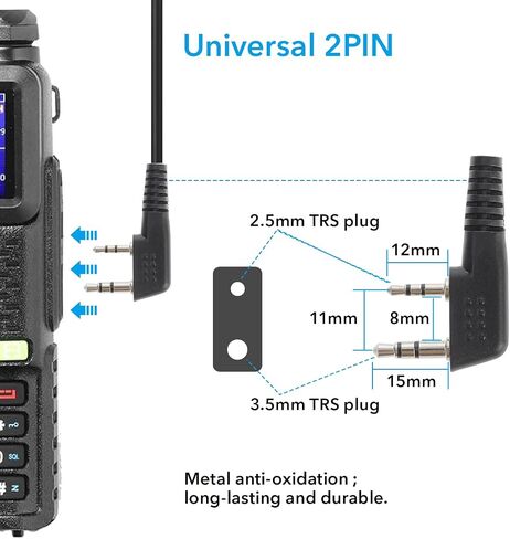 سماعة أذن APX 6000 XPR 7550e مع ميكروفون - متوافقة مع أجهزة راديو Motorola APX 7000 4000 APX6000 APX 8000 XPR 7580e 7380e XPR 7550 7350e - سماعة مراقبة من سماعة أذن راديو HAOSHENGDA in Kuwait