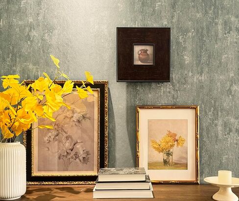 إطار صورة حائط خشبي لبيت المزرعة مقاس 4 × 4، إطارات عائلية مربعة بنية عتيقة مع ملف تعريف مسطح عريض، إطار صور خشبي ريفي متعثر in Kuwait