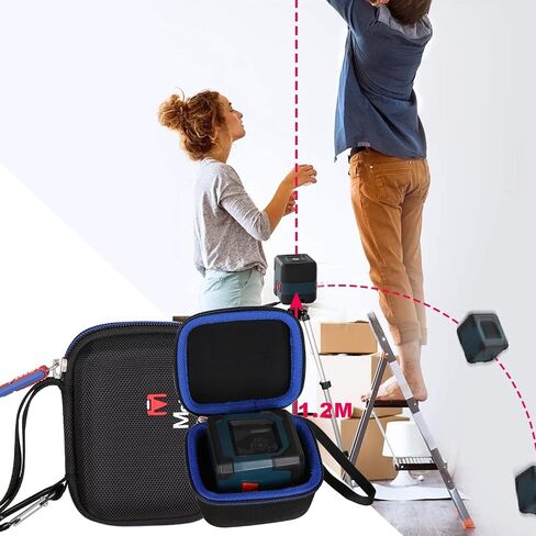 حقيبة حمل صلبة من Mchoi تناسب جهاز RockSeed 50 Feet Cross Line Laser مع التسوية الذاتية، مستوى الليزر، حقيبة تخزين محمولة EVA مقاومة للصدمات، حافظة صفراء فقط in Saudi Arabia