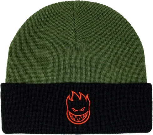 Spitfire Wheels Beanie Bighead Cuff زيتوني/أسود in Kuwait
