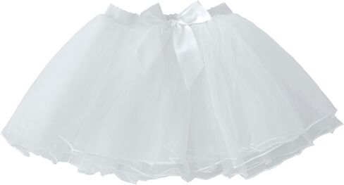 Jastore Girls Tutu Skirt Toddler Kid 4 Layers Tulle Elastic Tutu Ballet Skirt Princess Dress for Ballet Dance Halloween Party in Kuwait