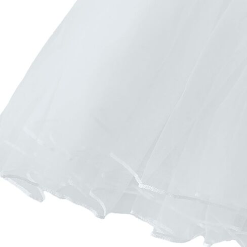 Jastore Girls Tutu Skirt Toddler Kid 4 Layers Tulle Elastic Tutu Ballet Skirt Princess Dress for Ballet Dance Halloween Party in Kuwait