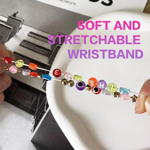10CS Friendship Bracelets Set, Concert Beads Bracelet Making Kit Gifts for Kids, Girls in Saudi Arabia