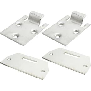 AUTOKAY Golf Cart Seat Bottom Hinge Plate for EZGO TXT & Medalist 1995-up, for EZGO MPT Shuttle Workhorse Series 2001-up, 2 Pack Replaces 71610G01 71609G01