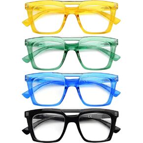 نظارات قراءة عصرية مكونة من 4 قطع للنساء والرجال in Kuwait