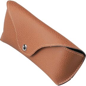 Leather-tone, Semi-Hard Eye Glasses Case for Classic Sunglasses (RB3025 RB3016 RayBan etc.)