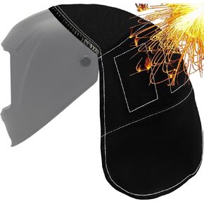 Extended Welding Helmet Cover, Protect Face Head & Neck, Compatible with Lincoln Welding Helmets & Competitive Models, Welding Hood Headgear Mask Accessories Equipment for Welder Helmet Cap Hat Stuff