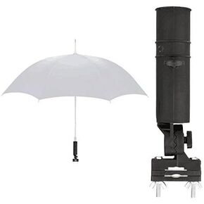 Tbest Pull Cart Accessories,Trolley Umbrella Holder,Adjustable Cart Umbrellas Stand for All Cart Wheelchair Bike Stroller Health Gear Cart cart Umbrella Holder Trolley 3 Wheel