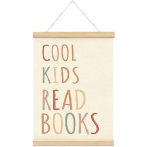 Mtrgdn Classroom School Everyone is Welcome Here Decor - Safe Space Sign Poster Hanger Frame,Positive Kids Room Wooden Frames,Motivational Wall Hanging Banner Decor for Nursery 12x16 Inch