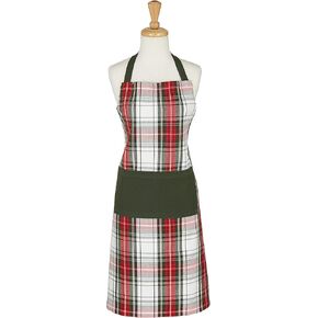 DII Unisex Kitchen Christmas Apron for Women & Men Adjustable Ties and Large Front Pockets
