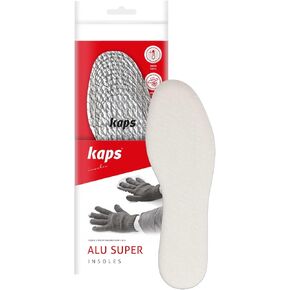 Kaps Alu Super, Thermal and Insulating Triple Layer Shoe Insoles for Winter, Made in Europe