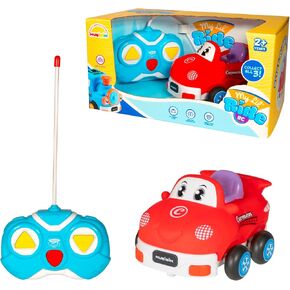 MUKIKIM My Little Ride - Charlie The Train. Your Child's First Remote Control Car. Safe & Durable for Ages 2+ Toddlers/Young Kids. Cartoon RC Car with Disassemble Soft Shell & Crash-Resistant Design…