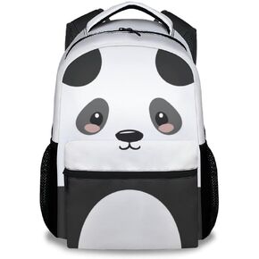 Kids School Backpack - 17 Inch Cute Panda Bookbag for Girls - Durable Animal School Bag for Preschool & Travel