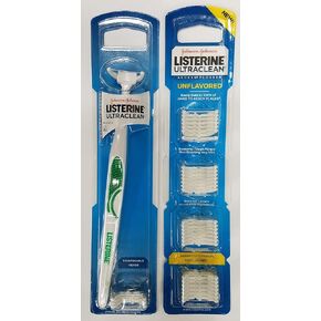 UltraClean Access Flosser With Disposable Snap-On Heads Unflavored (32 Refills Total)